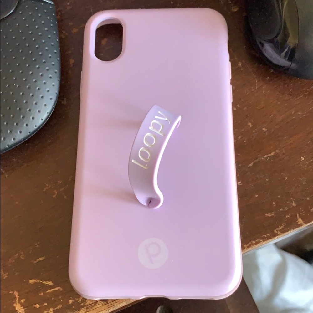 Lilac iPhone X loopy case